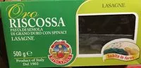 Mängden socker i Riscossa Makaron Lazania Ze Szpinakiem