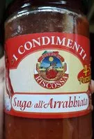 Mängden socker i Sugo all'arrabbiata