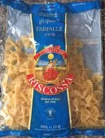 Mängden socker i Riscossa Farfalle (105B) 1 x 500G (Single)