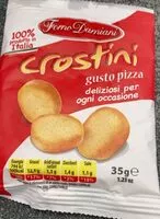 Mängden socker i crostini forno damiani