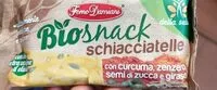 Mängden socker i Bio snack schiacciatelle