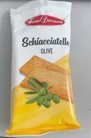 Mängden socker i Schiacciatelle olive