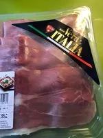 Mängden socker i Prosciutto crudo