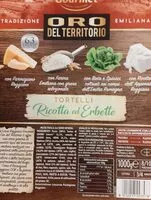 Mängden socker i Tortelli ricotta ed erbetta