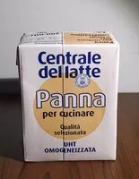 Mängden socker i Centrale del latte panna da cucina UHT