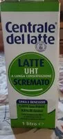 Mängden socker i Centrale del latte scremato uht