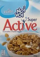 Mängden socker i Super Active Fiocchi di riso e frumento