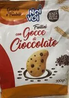 Mängden socker i Frollini con gocce di cioccolato