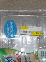 Mängden socker i Arrosto di tacchino con acqua aggiunta