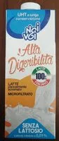 Mängden socker i Latte parzialmente scremato alta digeribilità