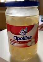 Mängden socker i Cipolline sotto aceto di vino