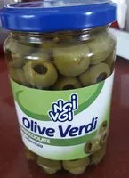 Mängden socker i Olive verdi denocciolate in salamoia