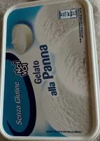Mängden socker i gelato alla panna senza glutine