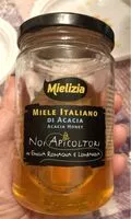 Mängden socker i Miele italiano di acacia