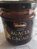 Mängden socker i miele di Accacia con cacao