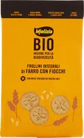 Mängden socker i Bio frollini integrali di farro con fiocchi
