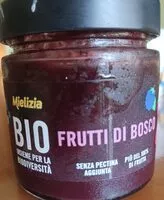 Mängden socker i Mielizia Bio frutti di bosco