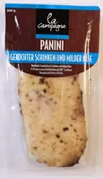 Mängden socker i Panini gekochter Schinken und milder Käse