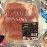 Mängden socker i prosciutto crudo