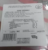 Mängden socker i Salame campagnolo