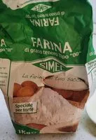 Mängden socker i Farina grano tenero 00