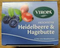 Mängden socker i Mirtillo & rosa canina / Heidelbeere & Hagebutte