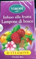 Mängden socker i Infuso alla frutta Lampone