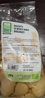 Mängden socker i Biscotti di riso e mais biologici
