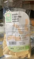 Mängden socker i Biscotti di riso e mais biologici agli agrumi