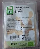 Mängden socker i Pane grattugiato di farro biologico