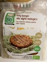 Mängden socker i Veg burger alle alghe biologico