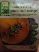 Mängden socker i Semi di zucca decorticati biologici