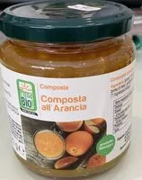 Mängden socker i Composta all’arancia