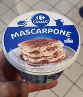 Mängden socker i Mascarpone