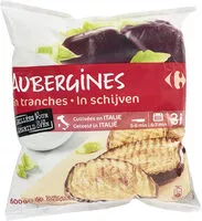 Mängden socker i AUBERGINES En tranches