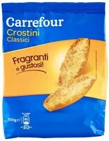 Mängden socker i Crostini classici