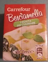 Mängden socker i Besciamella