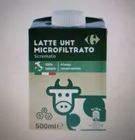 Mängden socker i Latte uht microfiltrato scremato