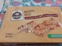 Mängden socker i biscotti petit - cioco