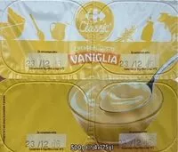Mängden socker i Crema vaniglia