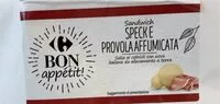 Mängden socker i Sandwich speck e provola affumicata