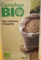 Mängden socker i Riso Arborio Integrale