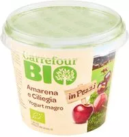 Mängden socker i Carrefour Bio Yogurt Magro Amarena e Ciliegia in Pezzi