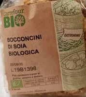 Mängden socker i Bocconcini di soia biologica