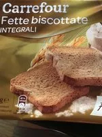 Mängden socker i Fette biscottate