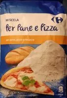 Mängden socker i Farina 0 per pane e pizza