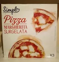 Mängden socker i Pizza margherita surgelata