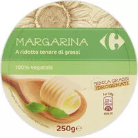 Mängden socker i Margarina a ridotto tenore di grassi