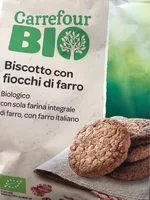 Mängden socker i Biscotti con fiocchi di farro - Biologico - con sola farina integrale di farro, con farro italiano