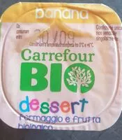 Mängden socker i Dessert formaggio e frutta biologico